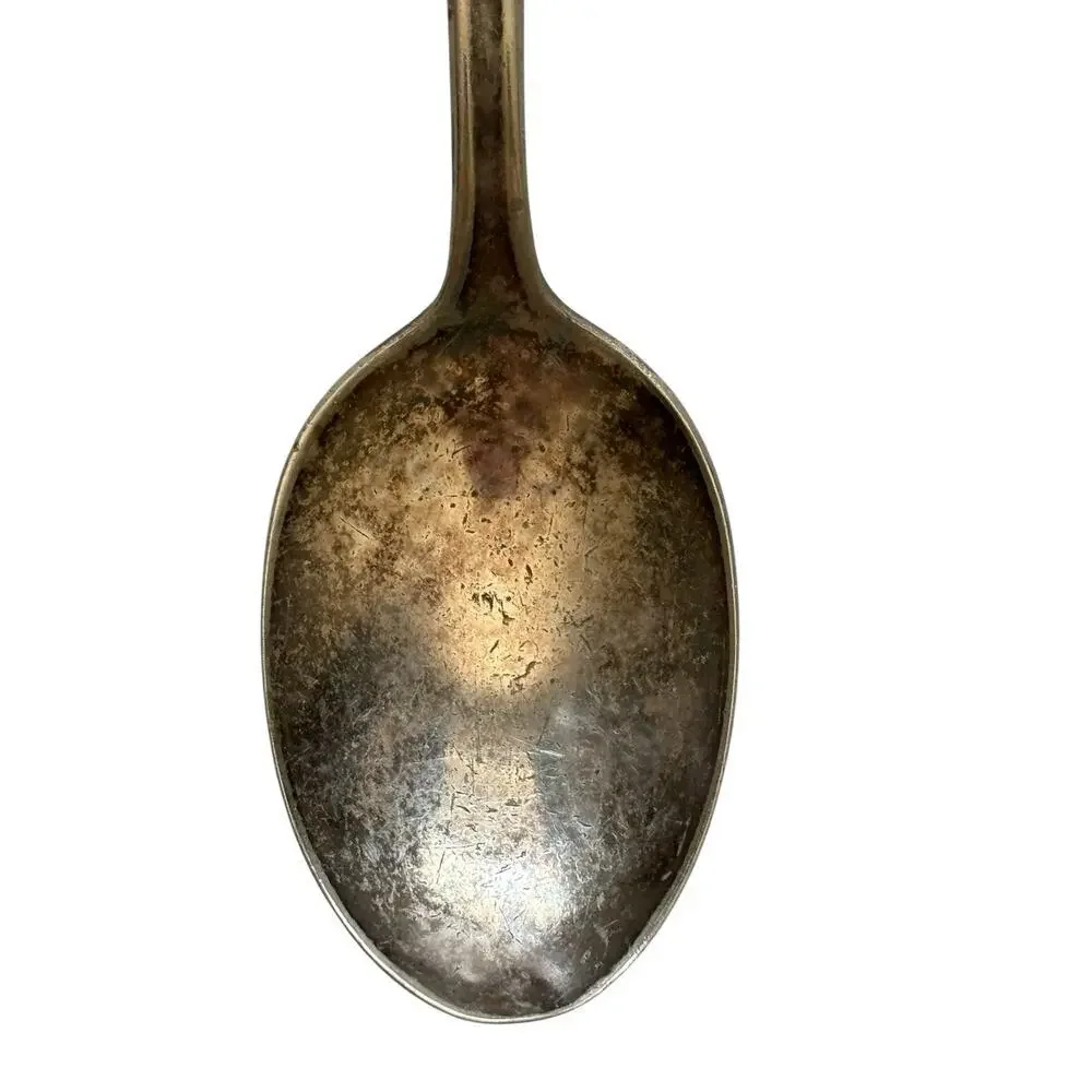 Antique Silverplated Stratford Silver CO AXI Spoons collectible flower floral 2
